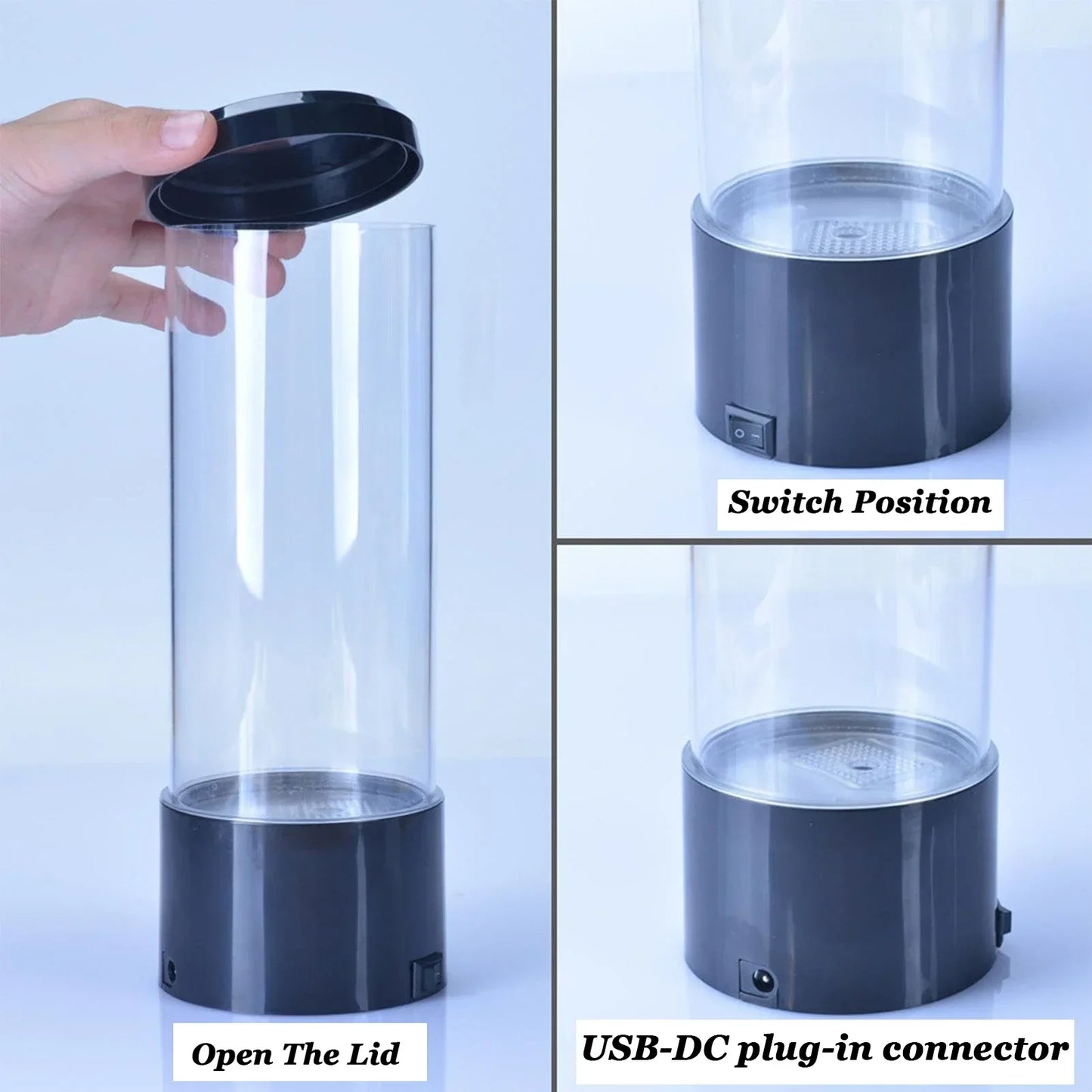 Jellyfish Lamp LED Remote Control Color Changing Aquarium Light With 8