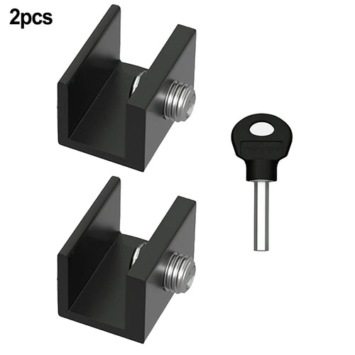 2 Pcs Adjustable Window Lock Stopper Safety Locks for Kids and Pets