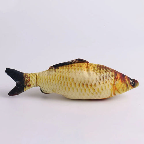 Hot sale of cat-teasing toys simulation fish tear-teasing cat chew
