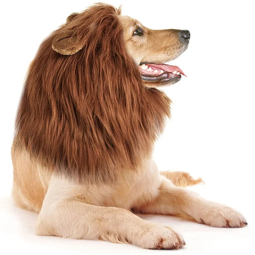 Cute Pet Dog Cosplay Clothes Lion Mane For Dog Costumes Realistic Lion