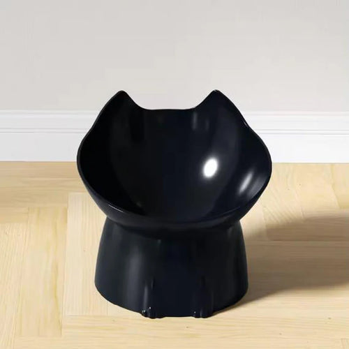 New cat bowl with long ears and high feet bowl with cat and dog neck