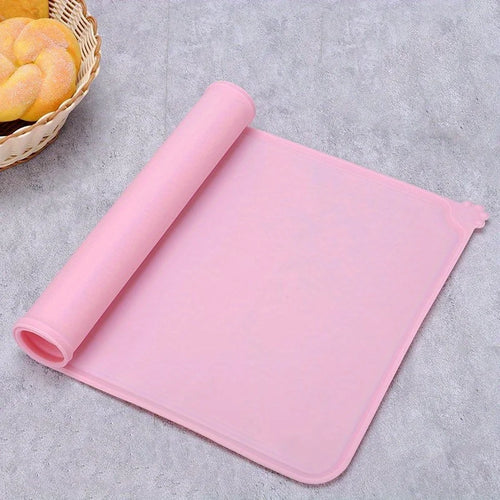 Pet Bowl Food Mat Silicone Dog Cat Feeding Mat Non-Stick Waterproof