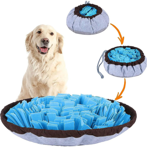 Washable Felt Pet Sniffing Pad Foldable Dog Slow Feeding Mat Toy Dog