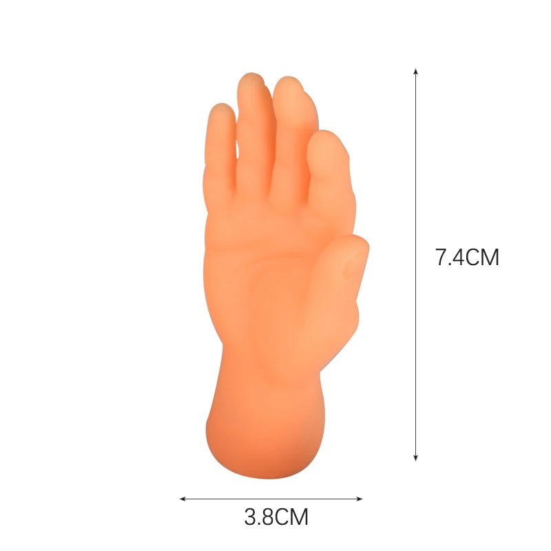 Teasing Cat Interactive Finger Gloves Interactive Human Fake Hand Cat Toys Caress Cat Dog Toys Little Hand Pet Cat Supplies