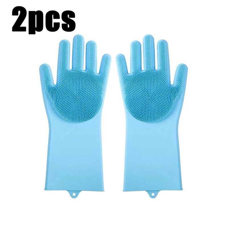 Ergonomic blue gloves combining kitchen duty and pet care. A heartfelt Mother’s Day surprise or year-round helper for every home