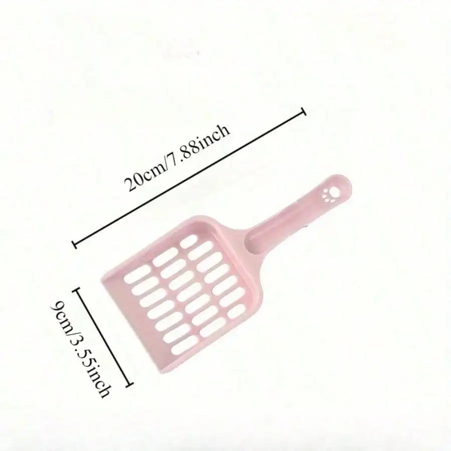 1pc Pet Poop Scooper, Plastic and Portable Cat Litter Scoop Cat Litter Shovel for Cat Litter Box, Pet Cleaning Supplies