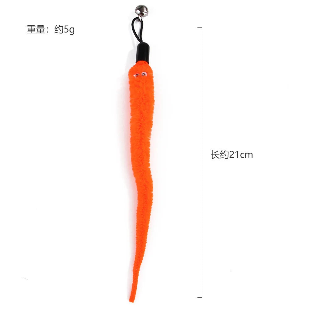 Halloween cat toy accessories various Halloween plush cat toys cat teaser stick pet toy set
