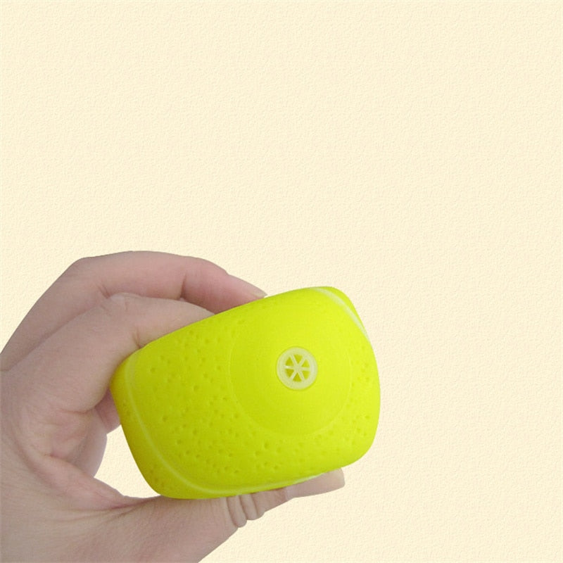 1pcs Diameter 6cm Squeaky Pet Dog Ball Toys for Small Dogs Rubber Chew