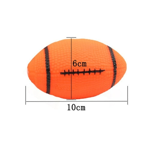1pcs Diameter 6cm Squeaky Pet Dog Ball Toys for Small Dogs Rubber Chew