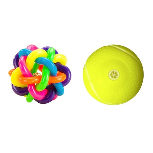 1pcs Diameter 6cm Squeaky Pet Dog Ball Toys for Small Dogs Rubber Chew