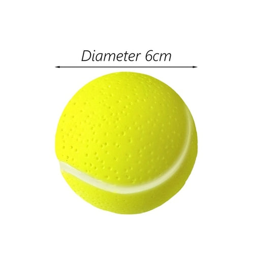 1pcs Diameter 6cm Squeaky Pet Dog Ball Toys for Small Dogs Rubber Chew