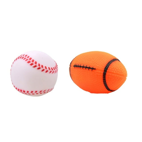 1pcs Diameter 6cm Squeaky Pet Dog Ball Toys for Small Dogs Rubber Chew