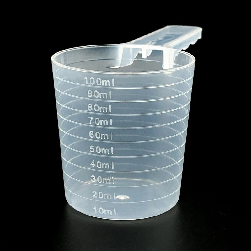 Dog Cat Food Measuring Spoon Plastic  with Clear Scale Transparent for Accurate Pet Food Portion Measurement Tool