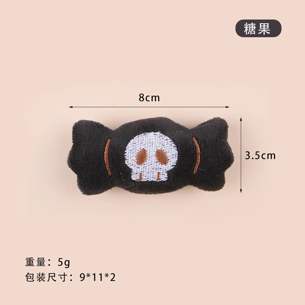 Halloween cat toy accessories various Halloween plush cat toys cat teaser stick pet toy set
