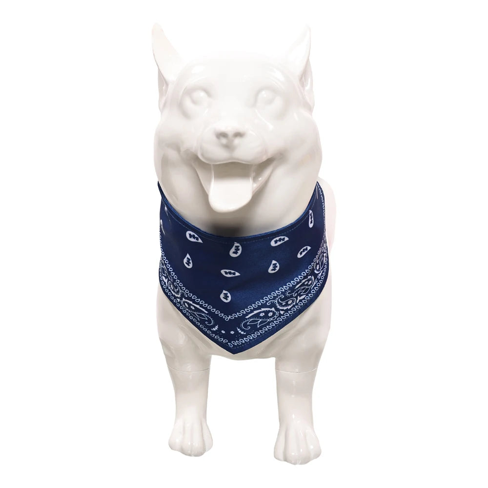 Eleven Cosplay Pet Dog Bib Movie Stranger Roleplay Puppy Blue Printed Scarfs Halloween Carnival Disguise Accessories Props