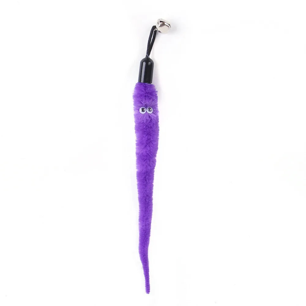 Halloween cat toy accessories various Halloween plush cat toys cat teaser stick pet toy set