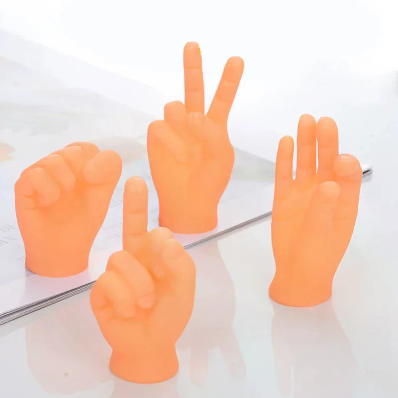 Teasing Cat Interactive Finger Gloves Interactive Human Fake Hand Cat Toys Caress Cat Dog Toys Little Hand Pet Cat Supplies