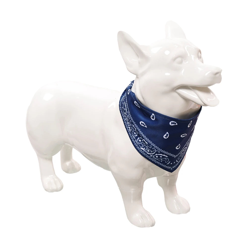 Eleven Cosplay Pet Dog Bib Movie Stranger Roleplay Puppy Blue Printed Scarfs Halloween Carnival Disguise Accessories Props