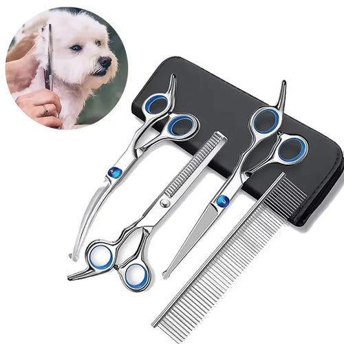 Safe and Precise Professional Pet Grooming Scissors with Round Head -