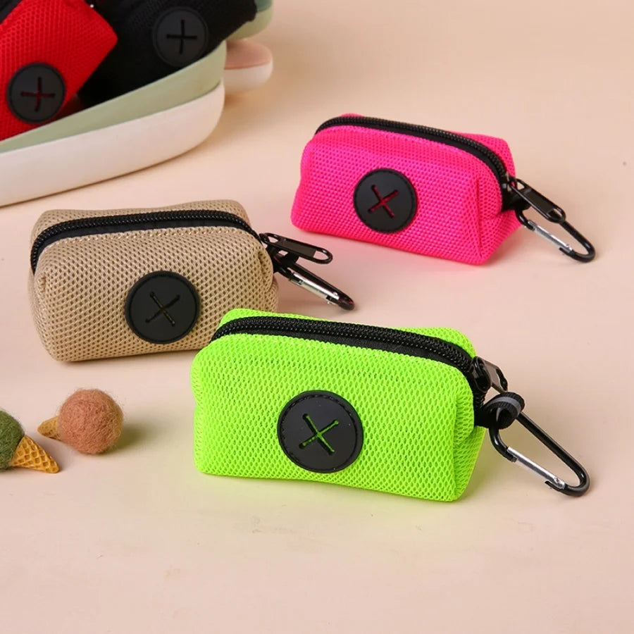 Dog Poop Bag Carrier Portable Pet Waste Bag Dispenser Luxury Stylish