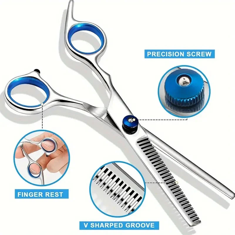 Safe and Precise Professional Pet Grooming Scissors with Round Head -