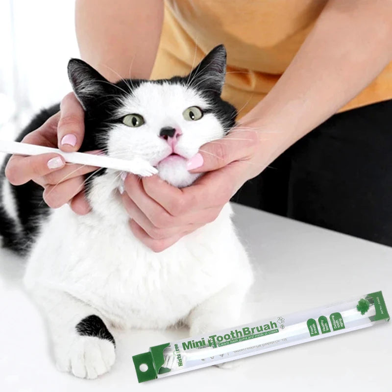 Vet Recommended Dog Toothbrush - Micro Head Teeth Cleaning Tool for