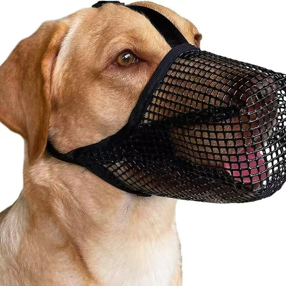2026 NEW Dog Mouth Cover Mesh Large Dog Breathable Mesh Anti-eating