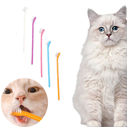 Vet Recommended Dog Toothbrush - Micro Head Teeth Cleaning Tool for