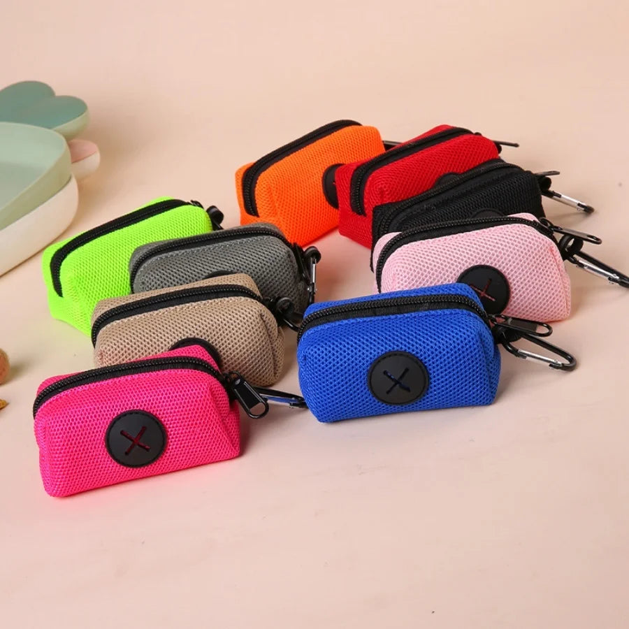 Dog Poop Bag Carrier Portable Pet Waste Bag Dispenser Luxury Stylish