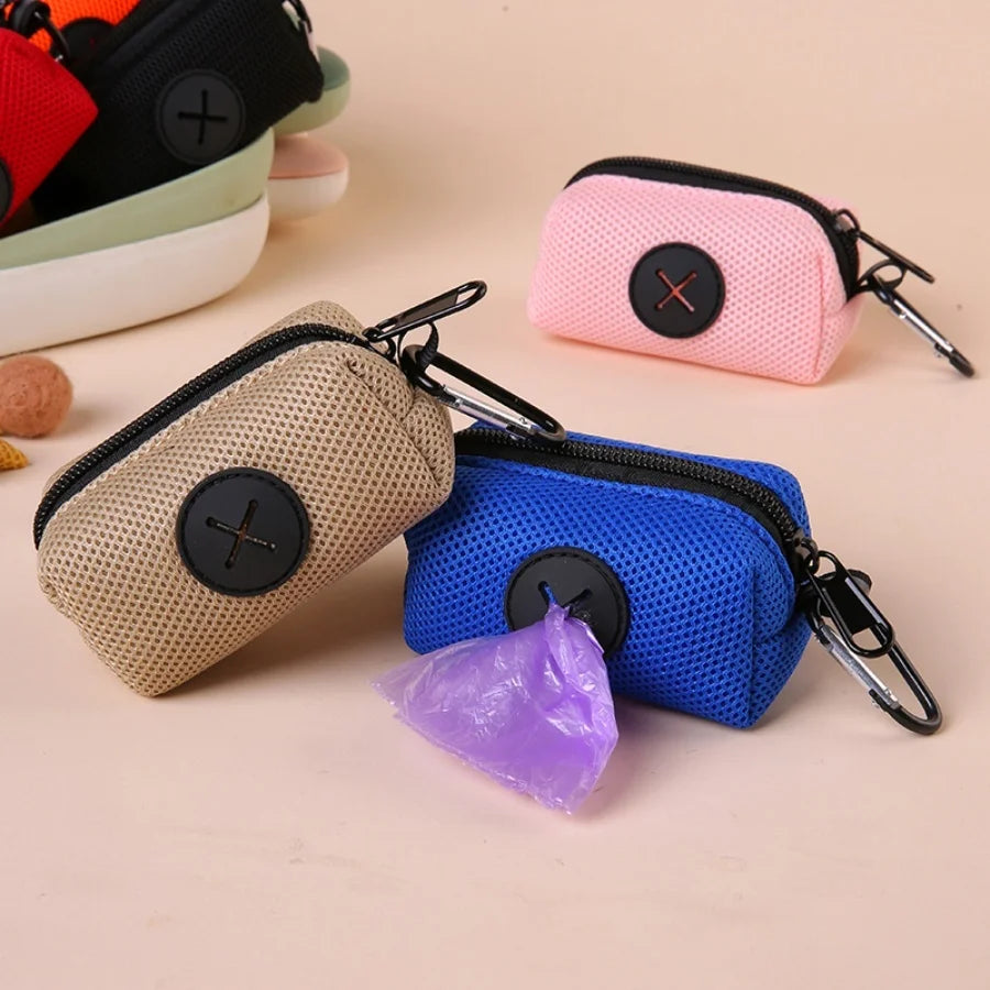 Dog Poop Bag Carrier Portable Pet Waste Bag Dispenser Luxury Stylish