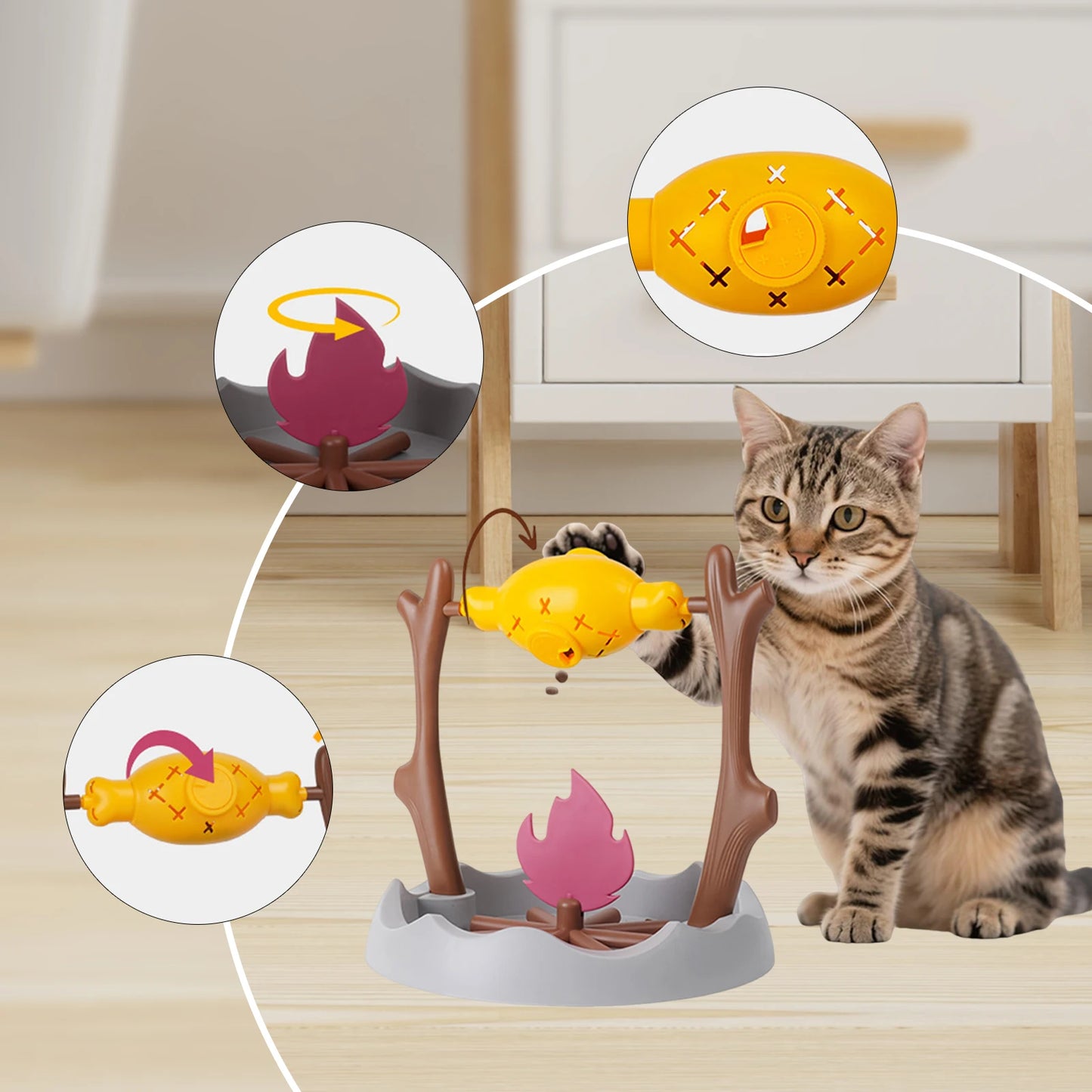 Creative Cats Slow Feeding Snack Toy Pet Interactive Food Feeding