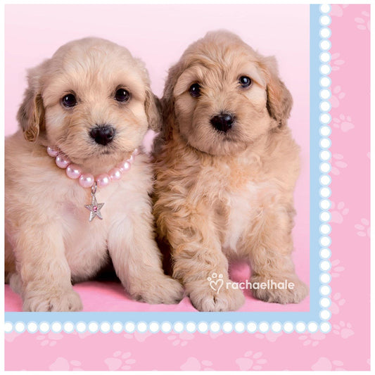 Birthday Express 232496 Rachael Hale Glamour Dogs Lunch Napkins, P
