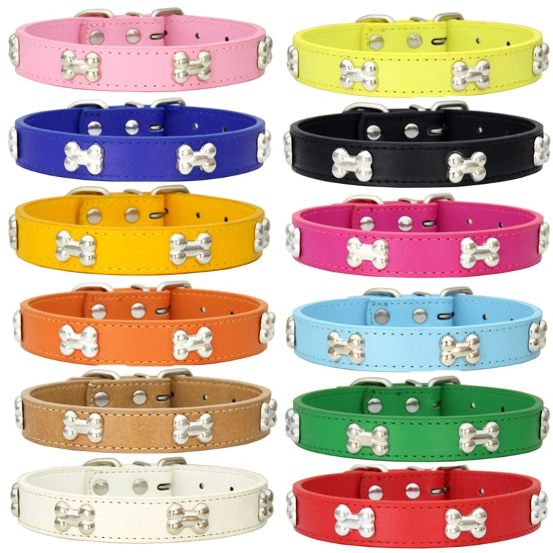 Dog Accessories Small Dogs | Leather Puppy Pug Collars | Accessory