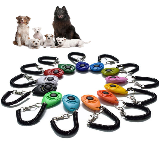 Clicker de entrenamiento para perros y gatos, herramientas de ayuda de