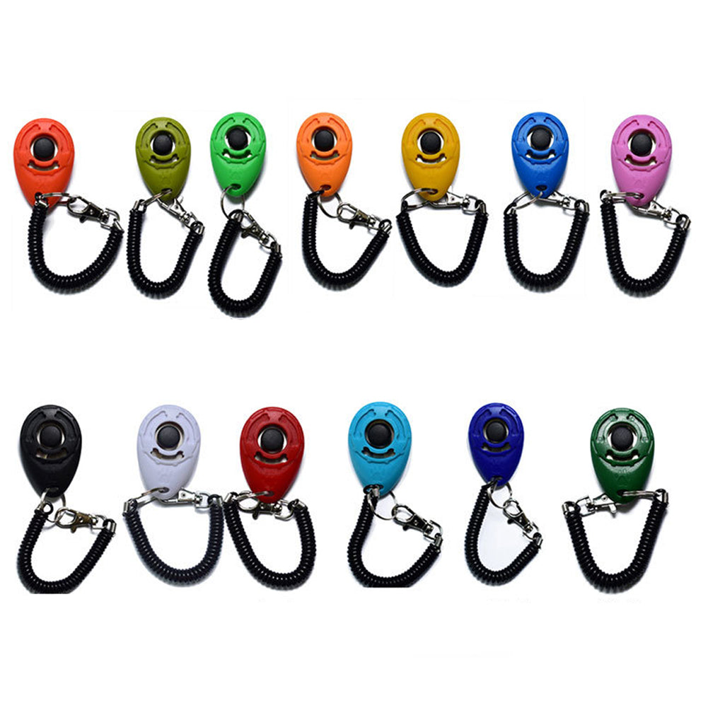 Clicker de entrenamiento para perros y gatos, herramientas de ayuda de