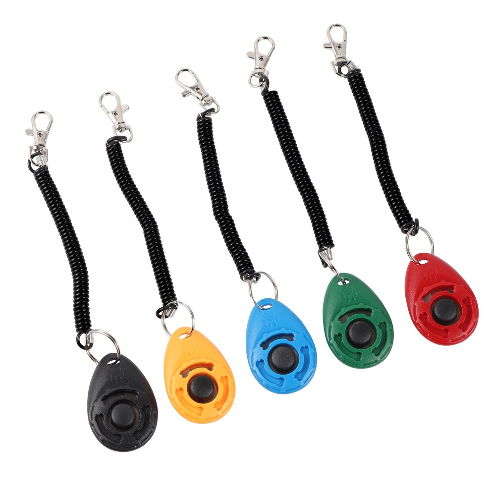 Clicker de entrenamiento para perros y gatos, herramientas de ayuda de