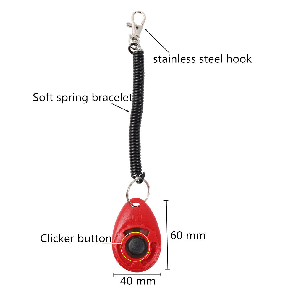 Clicker de entrenamiento para perros y gatos, herramientas de ayuda de