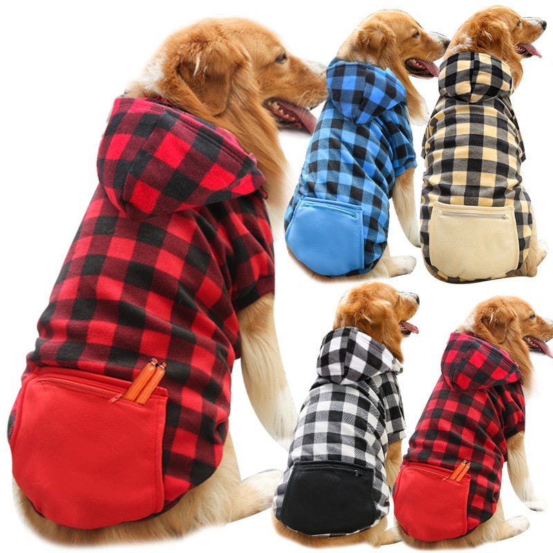 Clothes Reversible Dog Jacket | Large Dog Clothes Coat Jacket - Dog