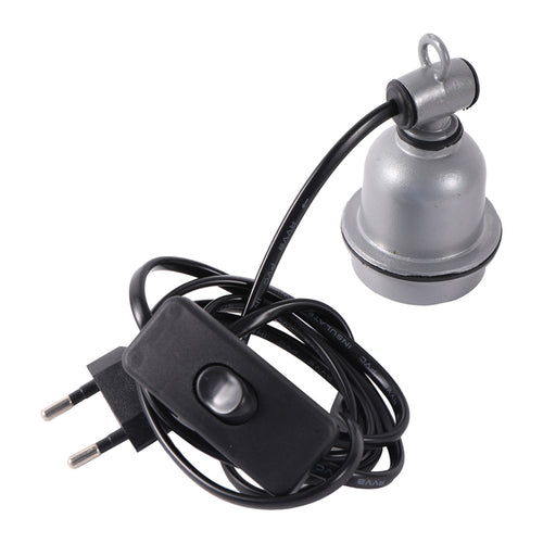 E27 Crawling Pet Lizard Tortoise Heating Lamp Holder & Power Cord
