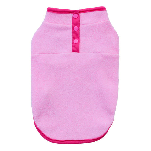 Fleece Dog Clothes For Small Dogs Spring Autumn Warm Puppy Cats Vest
