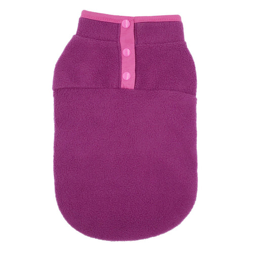 Fleece Dog Clothes For Small Dogs Spring Autumn Warm Puppy Cats Vest