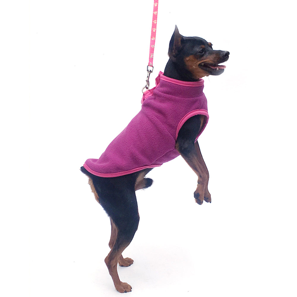 Fleece Dog Clothes For Small Dogs Spring Autumn Warm Puppy Cats Vest