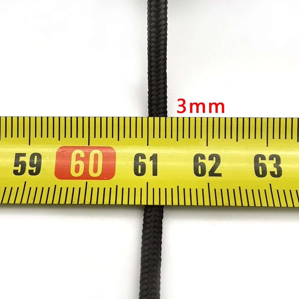 3mm Paracord, Outdoor Hiking and Camping Rope, Clothes Drying Rope,