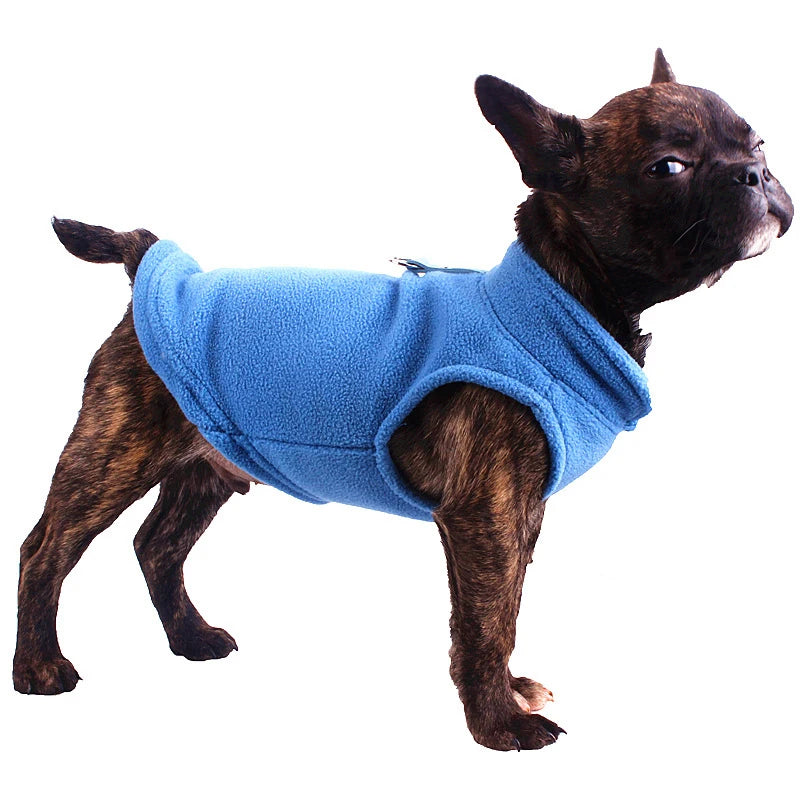 Warm Winter French Bulldog Vest Puppy Cat Clothing Pug Costumes Jacket
