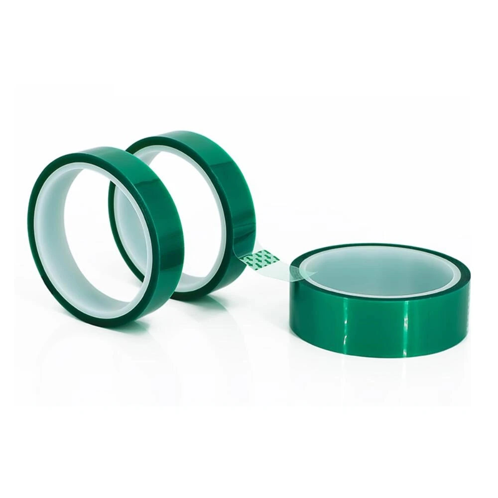 Green Polyester Hi-Temp Masking Tape PET Tape With Silicone Adhesive,
