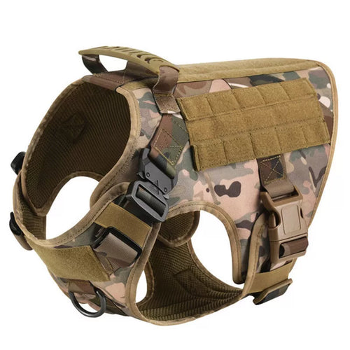 Military Large Dog Harness Pet German Shepherd K9 Malinois Training