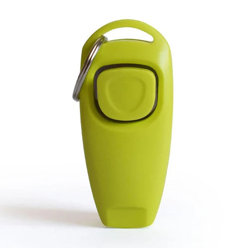 2 In 1 Pet Dog Training Clickers Pet Puppy Kitty Training Whistles Key