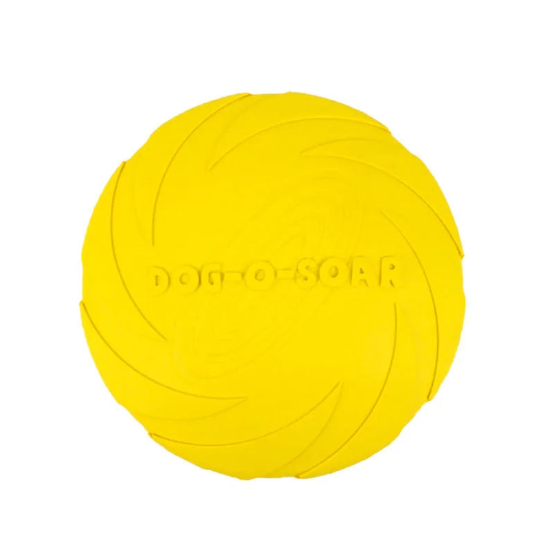 Rubber Pet Dog Flying Discs Saucer Toys Small Medium Funny Dog Puppy