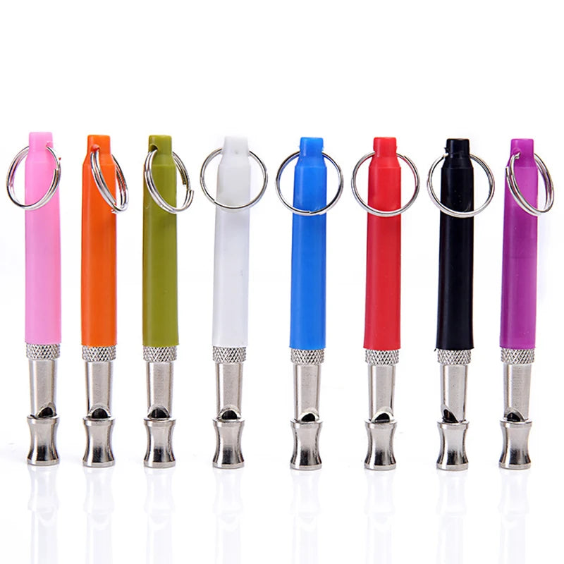 Adjustable Pet Dogs Training Whistle With Rope Stop Barking Ultrasonic