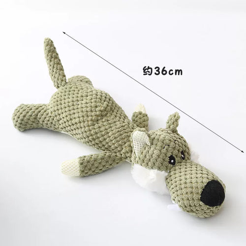 Plush Cartoon Puppy Dog Toy Pet Dog Chew Squeak Toys for Small Dogs